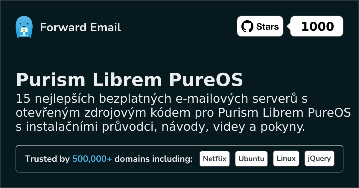 15 Top Open Source Email Servers for Purism Librem PureOS in 2026