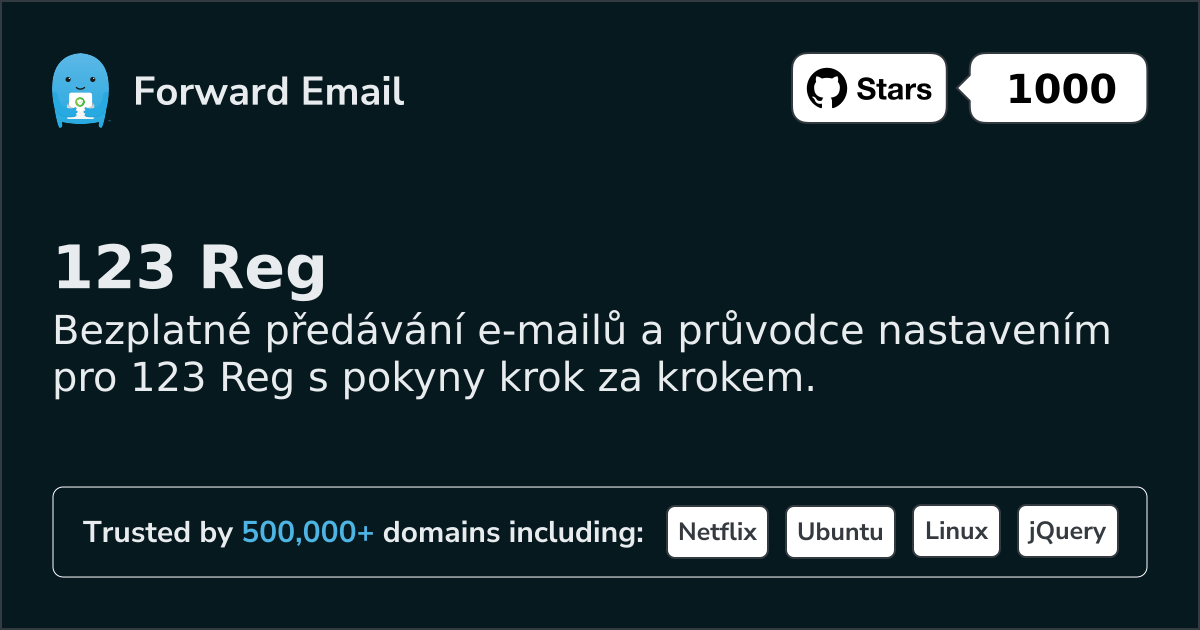 Jak nastavit e-mail pomocí 123 Reg