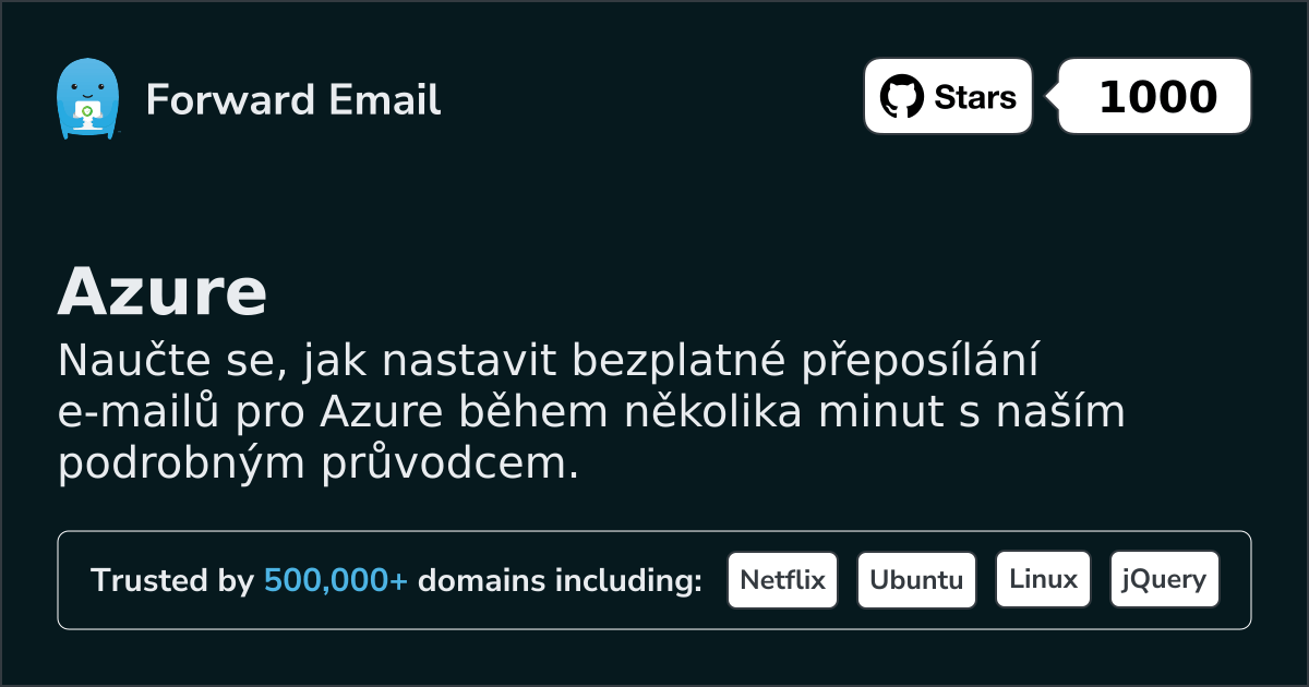 Jak nastavit e-mail pomocí Azure