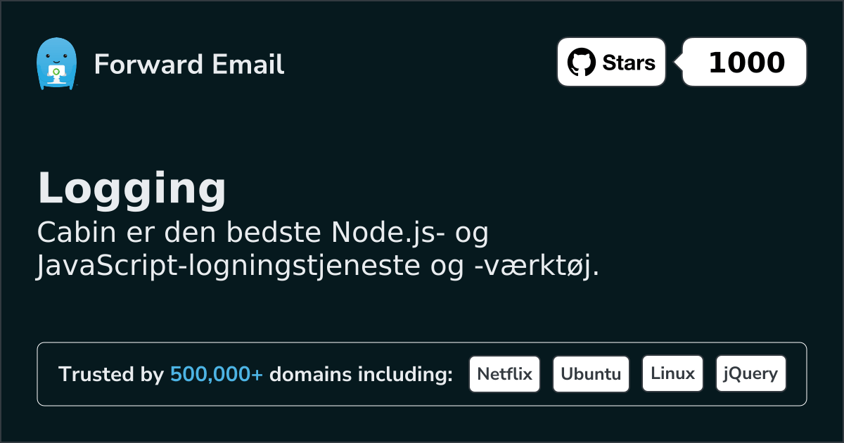 Node.js-logningstjeneste