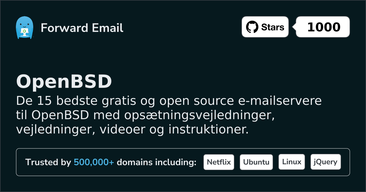 15 Best Open Source Email Servers for OpenBSD in 2026