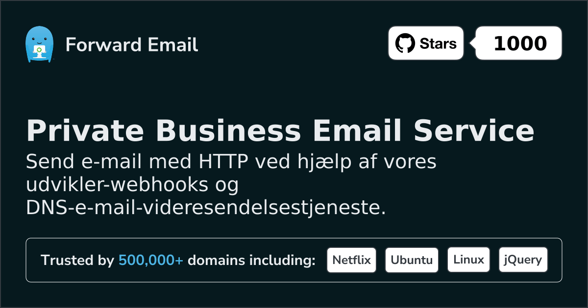 Gratis e-mail-webhooks til udviklere og brugerdefinerede domæner