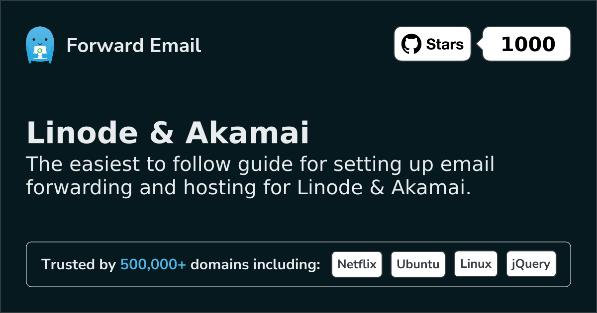 Sådan opsætter du e-mail med Linode & Akamai