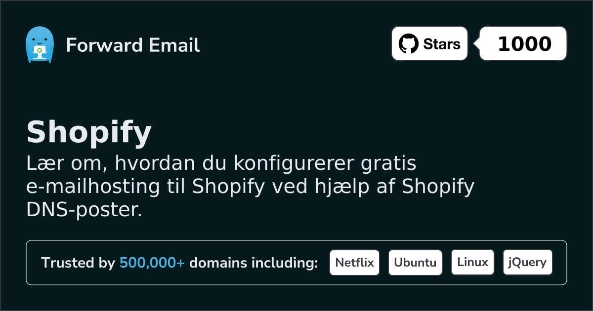 Sådan opsætter du e-mail med Shopify