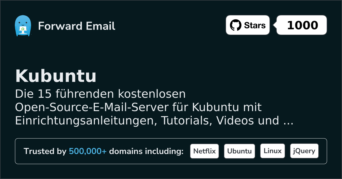 15 Leading Open Source Email Servers for Kubuntu in 2026