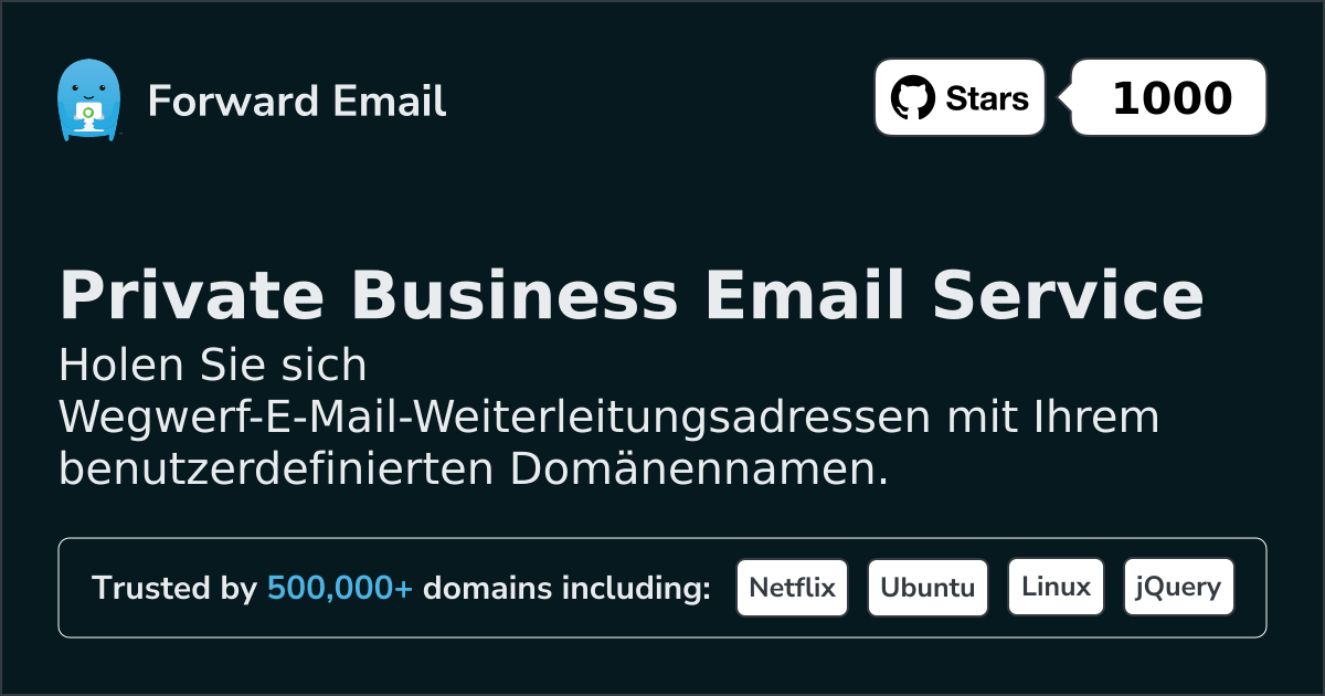 Wegwerf-E-Mail-Adressen für benutzerdefinierte Domänen