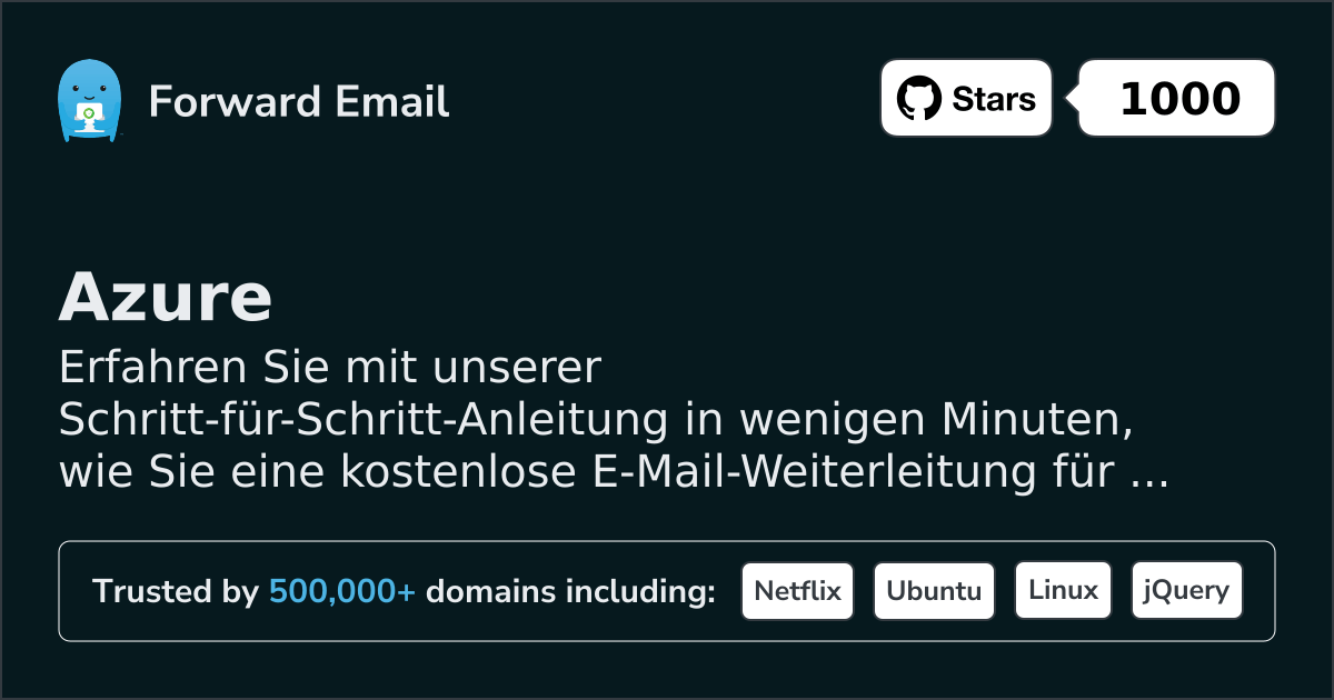 So richten Sie E-Mail mit Azure ein