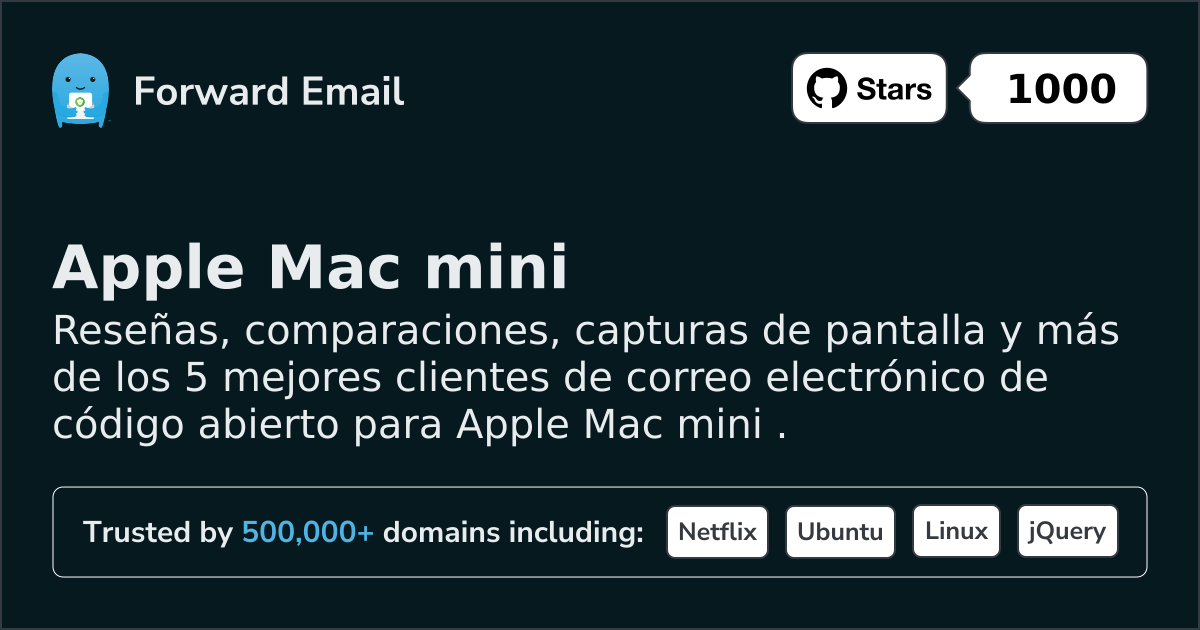 5 Best Open Source Email Clients for Apple Mac mini in 2026