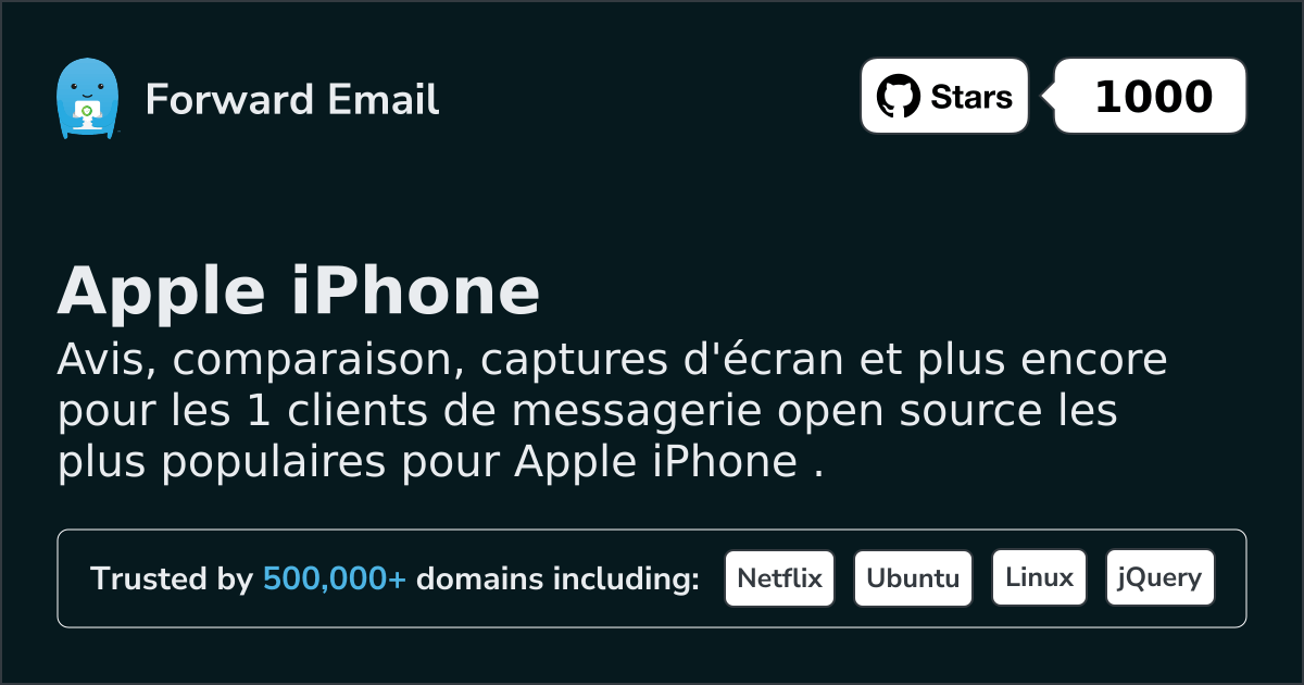 1 Most Popular Open Source Email Clients for Apple iPhone in 2026