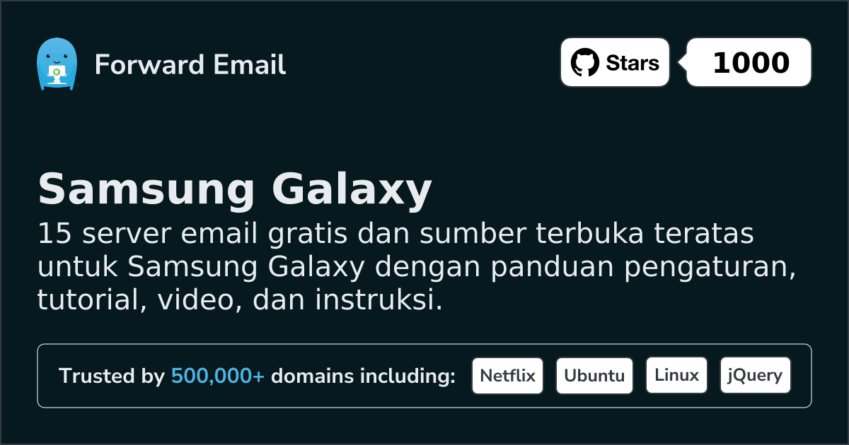 15 Top Open Source Email Servers for Samsung Galaxy in 2026