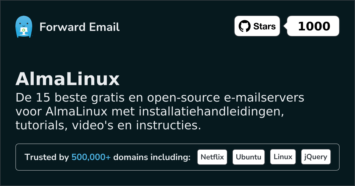 15 Top Open Source Email Servers for AlmaLinux in 2026