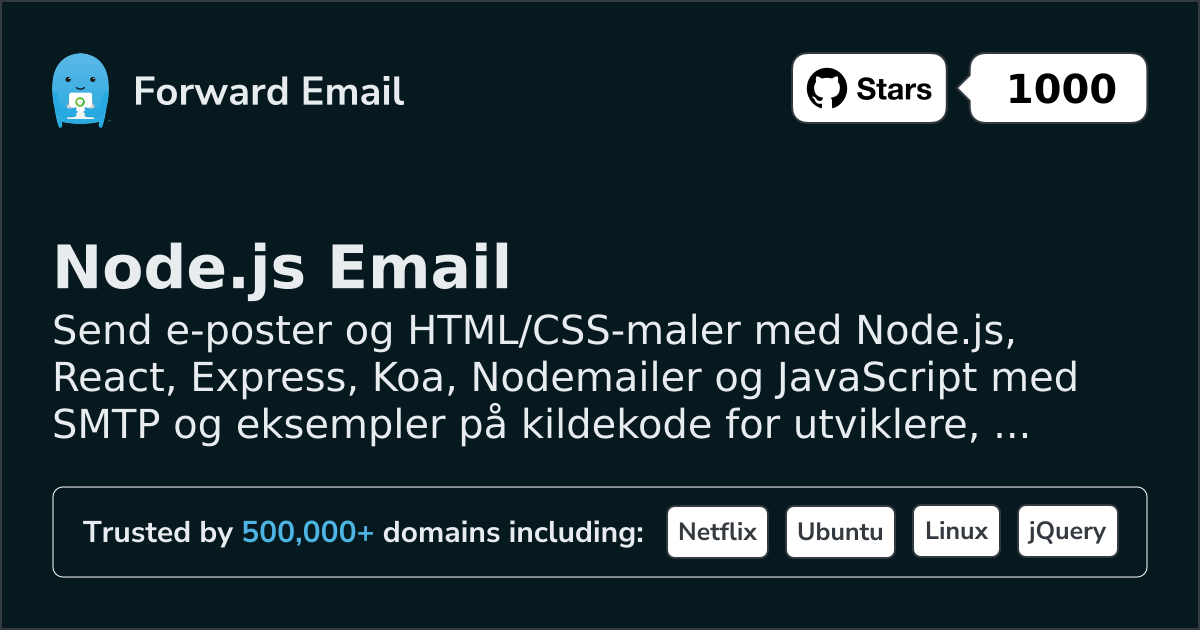 Node.js e-postmaler