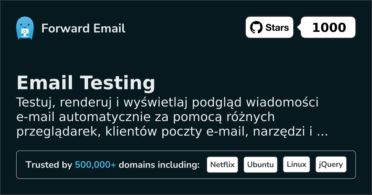 Testowanie poczty e-mail w przeglądarkach i symulatorze iOS
