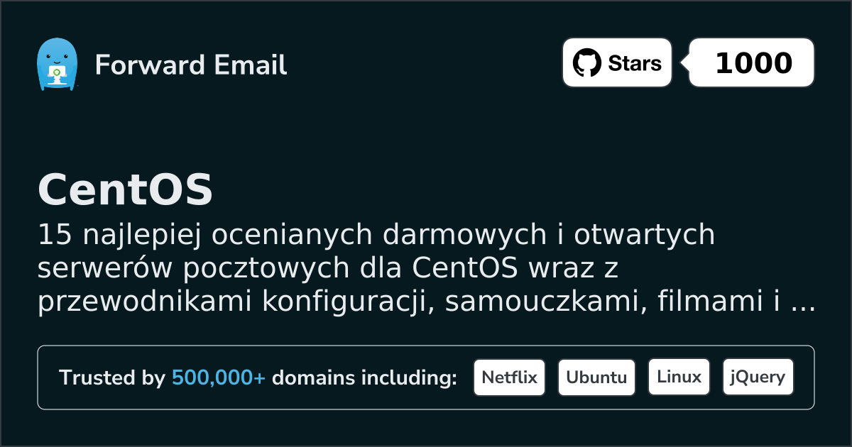 15 Highest-Rated Open Source Email Servers for CentOS in 2026