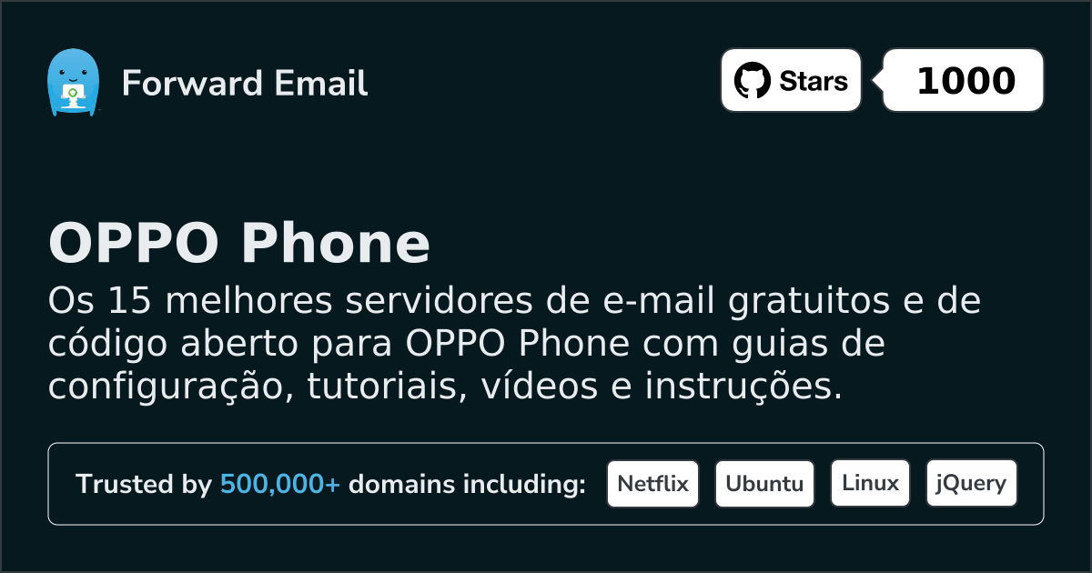 15 Best Open Source Email Servers for OPPO Phone in 2026