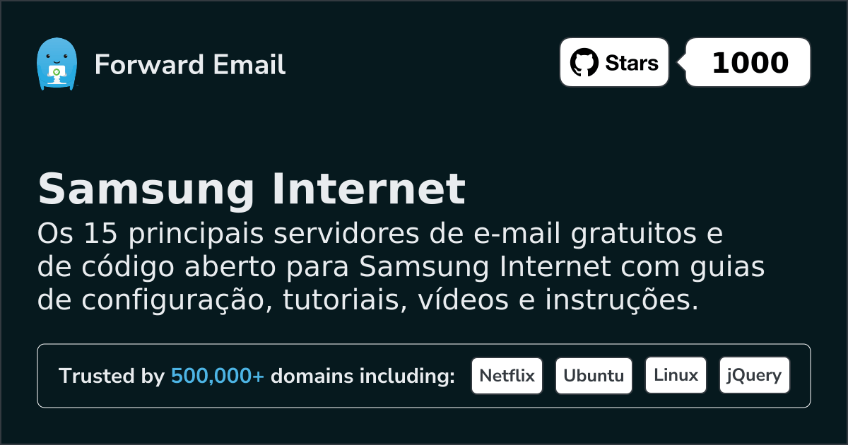 15 Top Open Source Email Servers for Samsung Internet in 2026