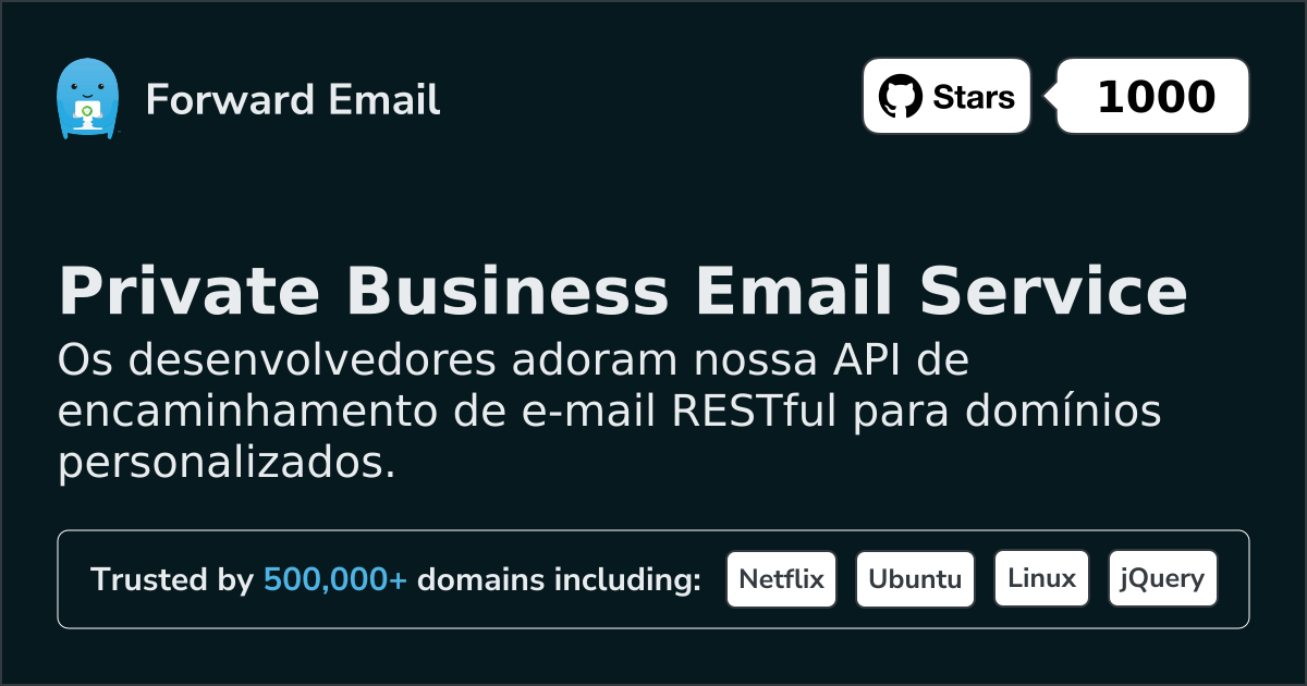 API de e-mail para desenvolvedores para domínios personalizados e webhooks