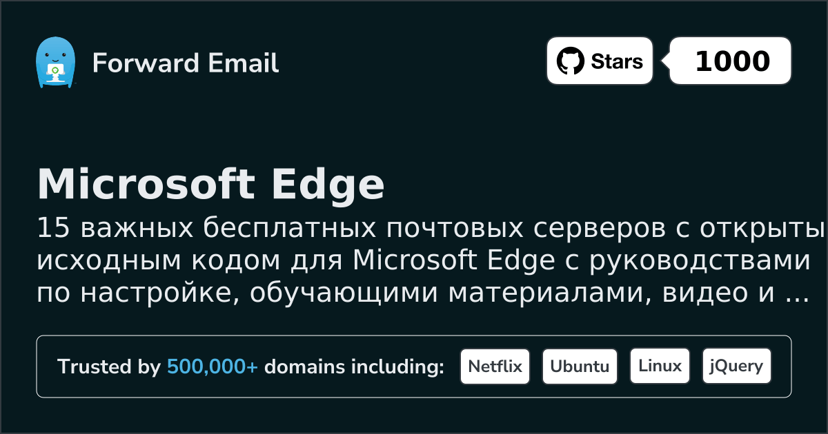 15 Important Open Source Email Servers for Microsoft Edge in 2026