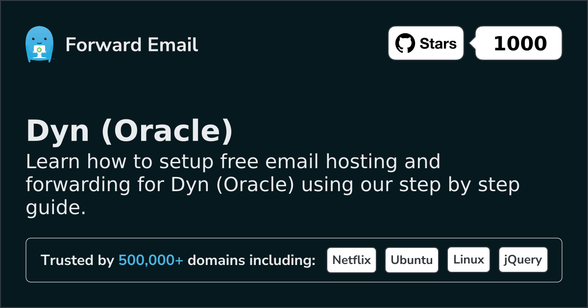 วิธีตั้งค่าอีเมล์ด้วย Dyn (Oracle)