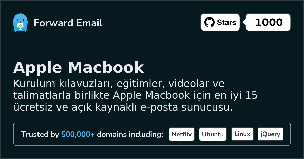 15 Best Open Source Email Servers for Apple Macbook in 2026