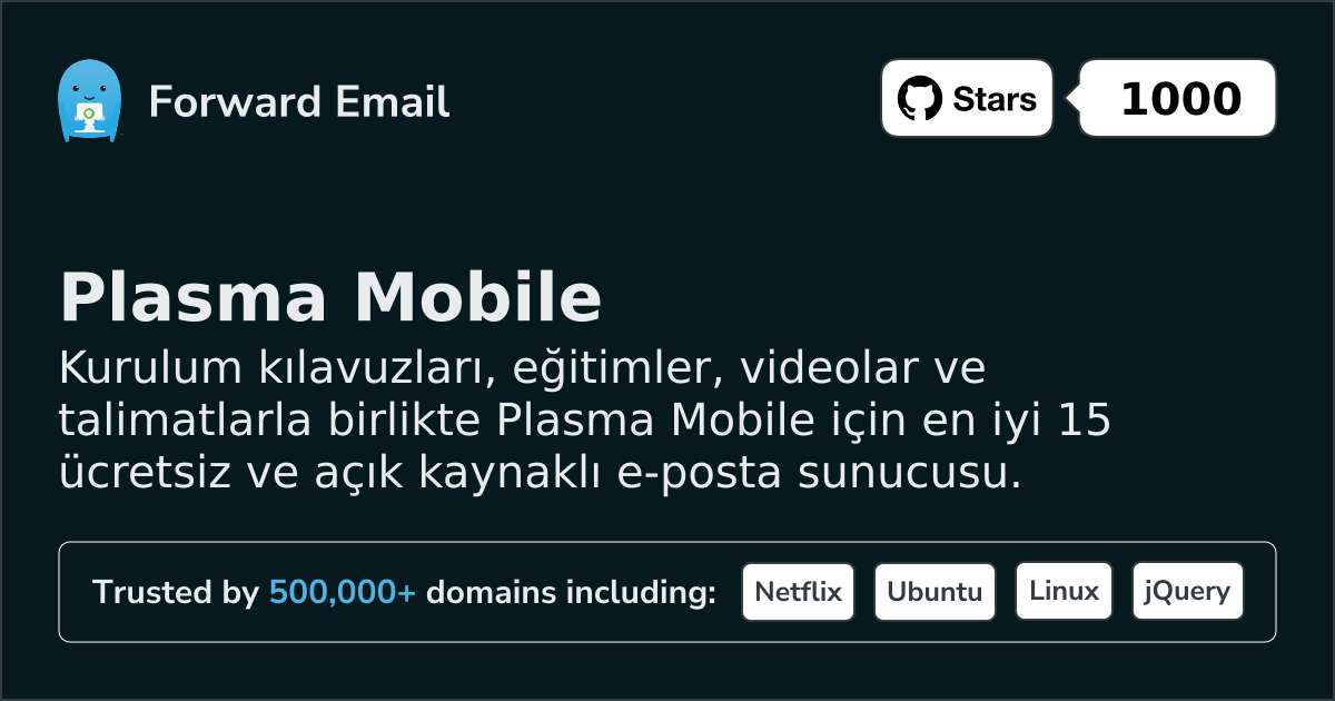15 Top Open Source Email Servers for Plasma Mobile in 2026