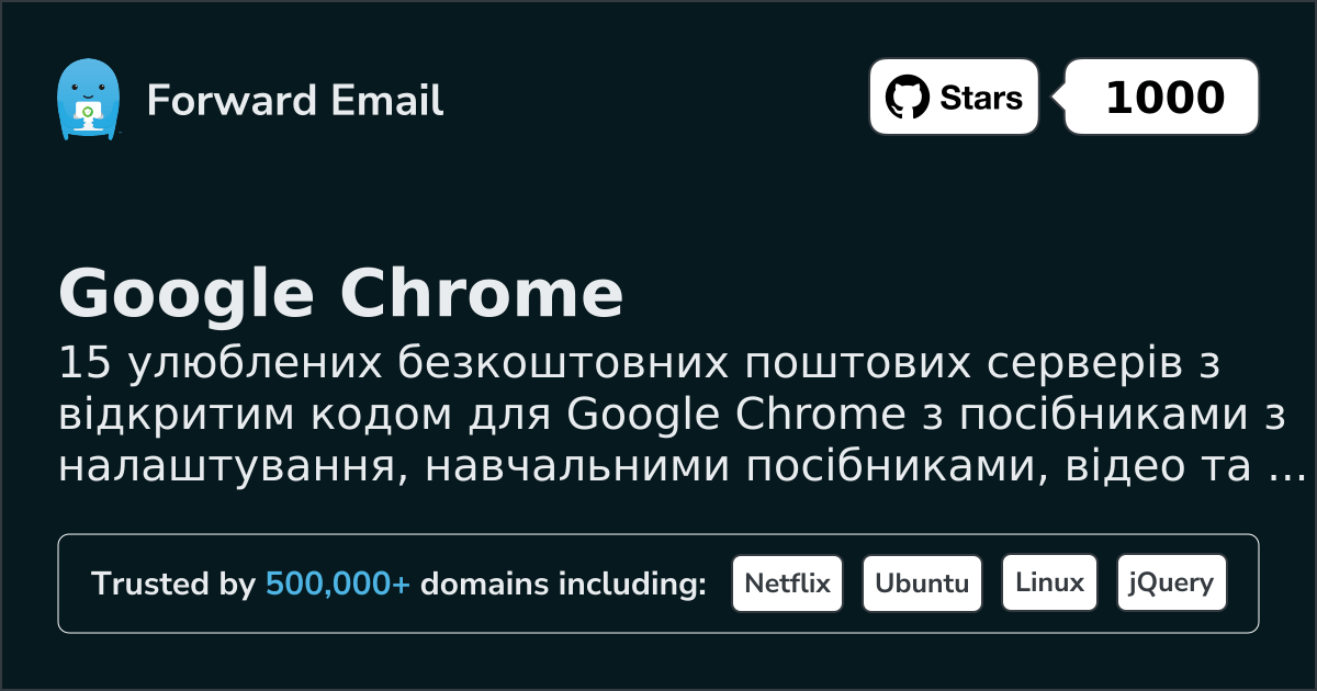 15 Favorited Open Source Email Servers for Google Chrome in 2026